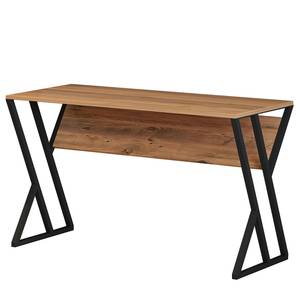 Bureau Julio knoestig eikenhouten look/zwart