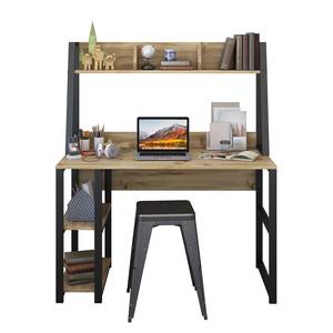 Bureau Maze Imitation chêne / Noir