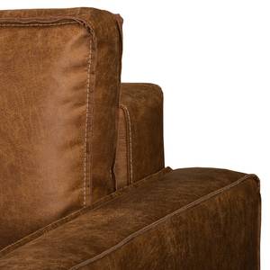 3-Sitzer Sofa MAISON Mischgewebe Xia: Cognac - Mit Schlaffunktion
