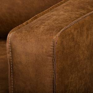 3-Sitzer Sofa MAISON Mischgewebe Xia: Cognac - Mit Schlaffunktion