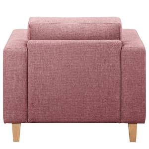 Fauteuil MAISON vlakweefsel - Geweven stof Lark: Mauve