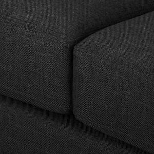 3-Sitzer Sofa MAISON Webstoff Lark: Schwarz - Ohne Schlaffunktion