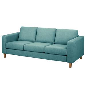 3-Sitzer Sofa MAISON Webstoff Lark: Petrol - Ohne Schlaffunktion