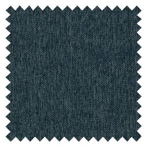 Canapé d’angle 1 places MAISON Tissu Lark: Bleu foncé - Méridienne courte à gauche (vue de face)