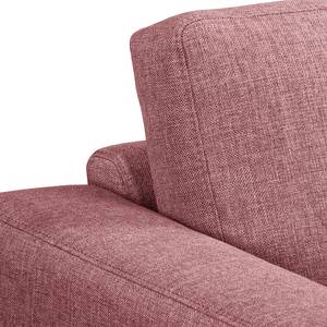 Ecksofa MAISON 2-Sitzer mit Longchair Webstoff Lark: Mauve - Longchair davorstehend links