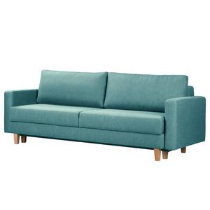3-Sitzer Sofa MAISON Webstoff Lark: Petrol - Mit Schlaffunktion