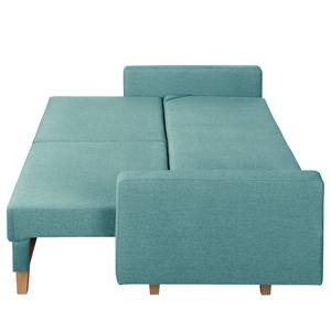 3-Sitzer Sofa MAISON Webstoff Lark: Petrol - Mit Schlaffunktion