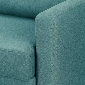 3-Sitzer Sofa MAISON Webstoff Lark: Petrol - Mit Schlaffunktion