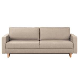 3-Sitzer Sofa MAISON Webstoff Inas: Cappuccino - Mit Schlaffunktion