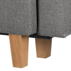 3-Sitzer Sofa MAISON Webstoff Inas: Platin - Mit Schlaffunktion