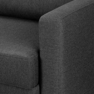 3-Sitzer Sofa MAISON Webstoff Inas: Dunkelgrau - Mit Schlaffunktion