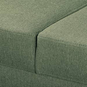 Divano angolare MAISON + funzione letto Tessuto - Tessuto Lark: verde pistacchio - Longchair preimpostata a destra