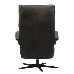 Fauteuil relax Asunden Aspect cuir vieilli - Tissu composite Bulan: Anthracite