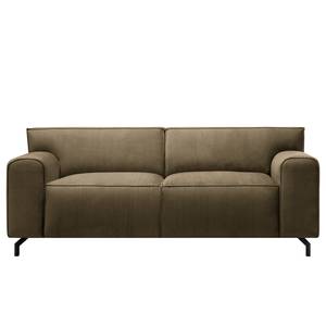 Sofa Bramming (3-Sitzer) Samt Juna: Taupe - Breite: 210 cm