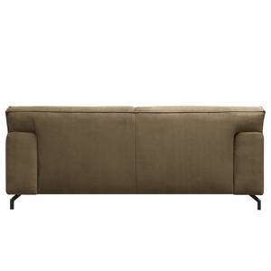 Sofa Bramming (3-Sitzer) Samt Juna: Taupe - Breite: 210 cm