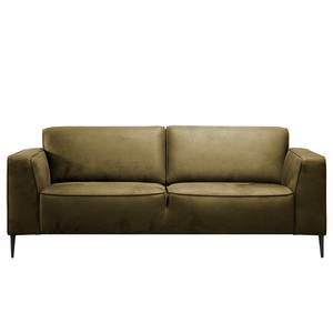 Sofa Chaides (2,5-Sitzer) Antiklederlook - Mischgewebe Bulan: Moss