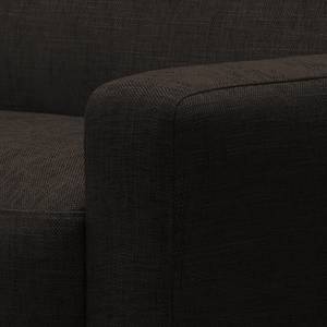 Sofa Circle (3-Sitzer) Flachgewebe Vega: Braun-Schwarz