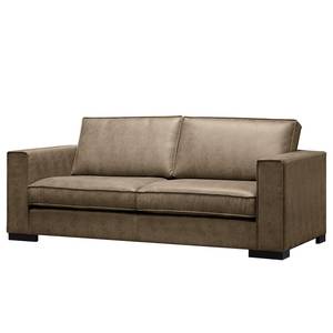 Sofa Locana (2,5-Sitzer) Antiklederlook - Microfaser Cheri: Taupe