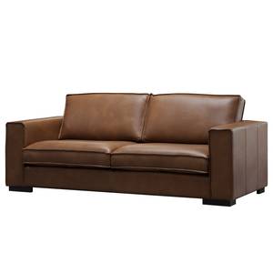 Sofa Locana (3-Sitzer) Echtleder Bulle: Braun