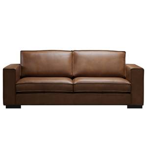 Sofa Locana (3-Sitzer) Echtleder Bulle: Braun