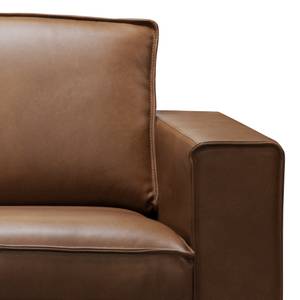 Sofa Locana (2,5-Sitzer) Echtleder Bulle: Braun