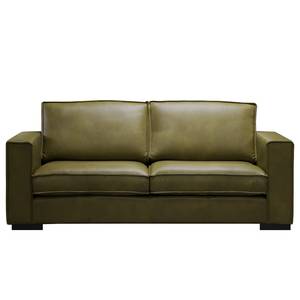 Sofa Locana (2-Sitzer) Echtleder Bulle: Olive