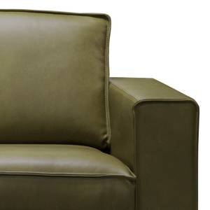 Sofa Locana (2-Sitzer) Echtleder Bulle: Olive