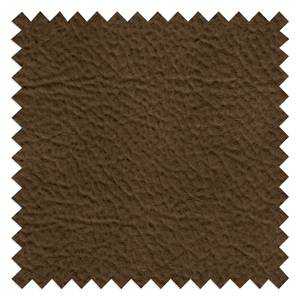 Fauteuil Locana Aspect cuir vieilli - Microfibre Cheri: Marron foncé