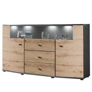 Sideboard Intento II Eiche Artisan Dekor / Anthrazit