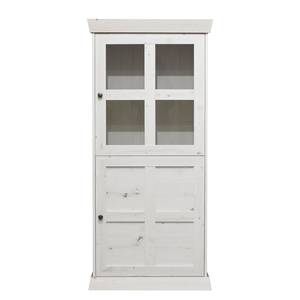 Highboard Maiossa I witte pijnboomhouten look - Witte pijnboomhouten look