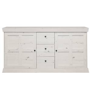 Dressoir Maiossa I witte pijnboomhouten look - Witte pijnboomhouten look