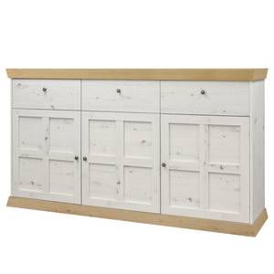 Sideboard Maiossa II Pinie Weiß Dekor / Eiche Navarra Dekor