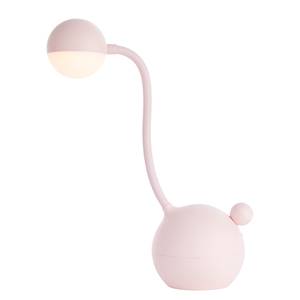 LED-tafellamp Bowling silicone - 1 lichtbron - Babyroze