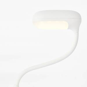 LED-tafellamp Dino silicone - 1 lichtbron - Wit