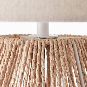 Lampada da tavolo Laraine Lino / Rattan - 1 punto luce