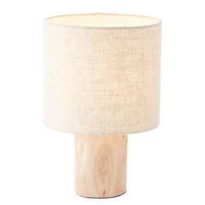 Lampada da tavolo Pia Lino / Legno massello di eucalipto - 1 punto luce