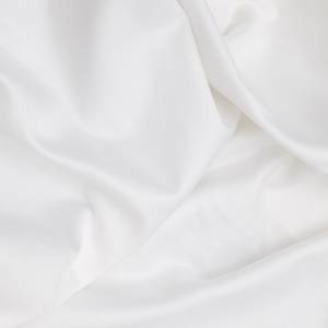 Beddengoed De White katoensatijn - wit - 155x200cm + kussen 80x80cm