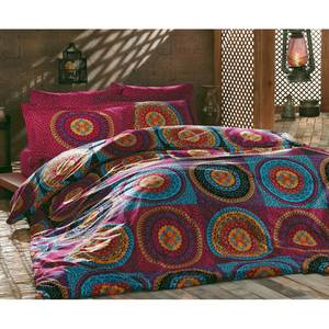 Beddengoed Gipsy katoen renforcé - meerdere kleuren - 200x200cm + 2 kussens 80x80cm