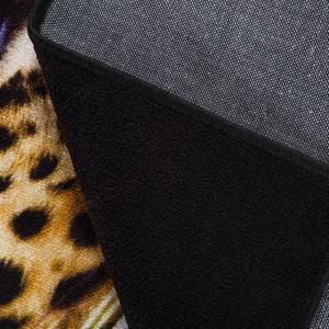 Tappeto a pelo corto Leopard Poliammide - Giallo