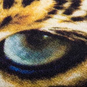 Kurzflorteppich Leopard Polyamid - Gelb