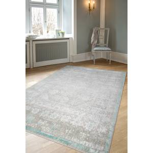 Laagpolig vloerkleed Belcanto II polyester/polypropeen - turquoise - 133 x 190 cm