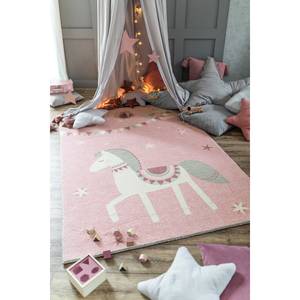 Kindervloerkleed Lotti I Polyester - Roze - 120 x 170 cm