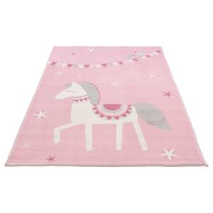 Tapis enfant Lotti I Polyester - Rose - 80 x 150 cm