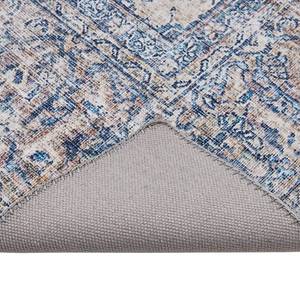 Laagpolig vloerkleed BB Loft Polyester - Blauw/beige - 80 x 150 cm