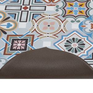 Tapis de couloir Marrakesch Polychlorure de vinyle - Bleu - Bleu / Beige - 70 x 200 cm