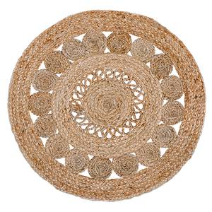 Vloerkleed Balo jute/katoen - natuurlijk - Diameter: 150 cm