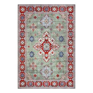 Laagpolig vloerkleed Tabriz Dena polyester - Meerkleurig - 120 x 160 cm