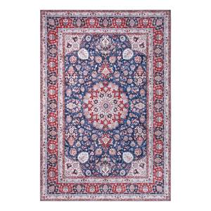 Laagpolig vloerkleed Nain Zarin polyester - Blauw - 200 x 290 cm