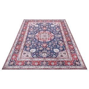 Laagpolig vloerkleed Nain Zarin polyester - Blauw - 200 x 290 cm