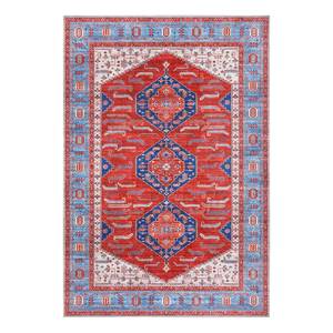 Tapis Shiraz Niavaran Polyester - Bleu / Multicolore - 200 x 290 cm